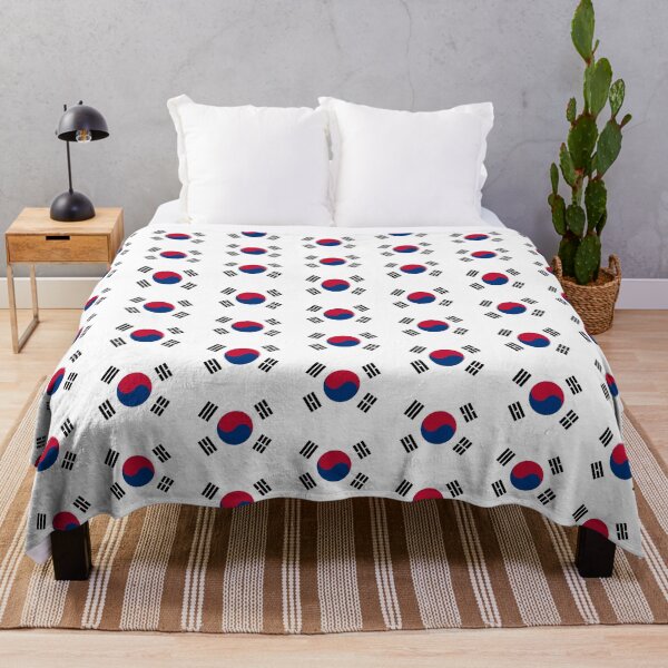 Item preview, South Korean Flag Skirt Duvet Bedspread Pillow Cover Korea designed and sold by deanworld.