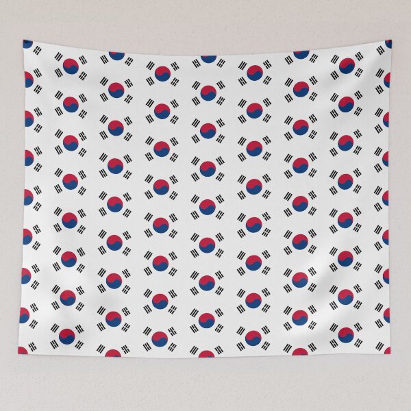 Item preview, South Korean Flag Skirt Duvet Bedspread Pillow Cover Korea designed and sold by deanworld.