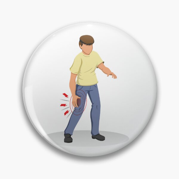 Item preview, person illustration with symptoms of cramp, peripheral neuropathy, numbness, tingling and dystrophy. Ideal for educational materials and training designed and sold by LucianoCosmo.
