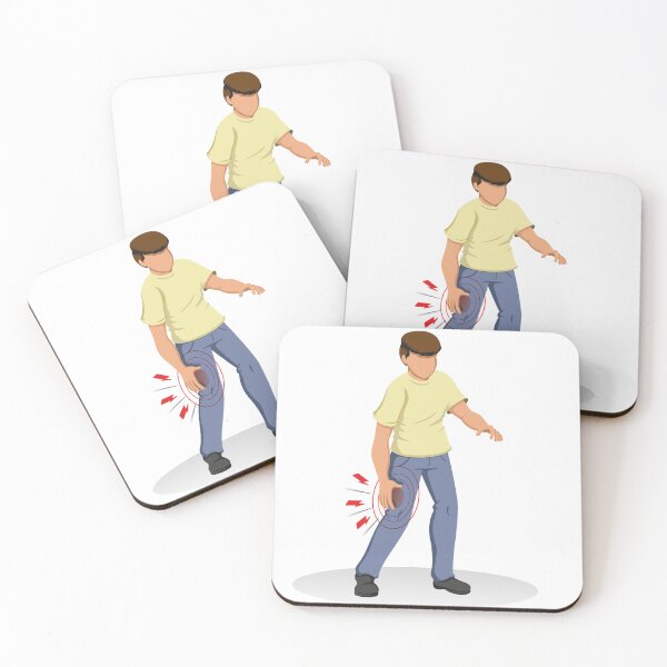 Item preview, person illustration with symptoms of cramp, peripheral neuropathy, numbness, tingling and dystrophy. Ideal for educational materials and training designed and sold by LucianoCosmo.