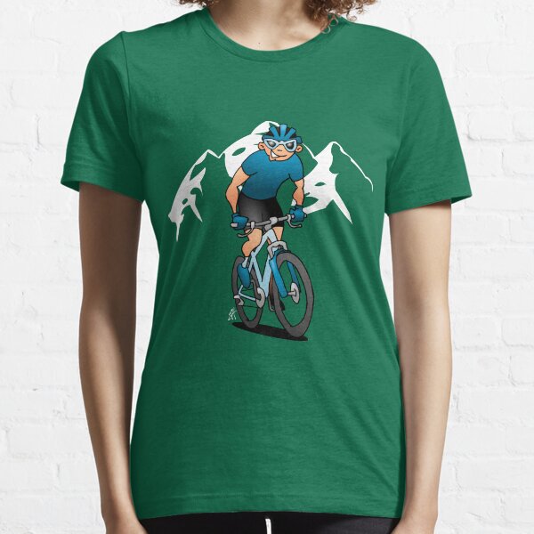 MTB - Mountainbiker in den Bergen Essential T-Shirt