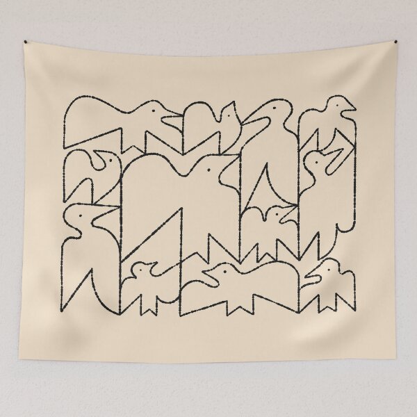 Item preview, Linear Flock No. 2 designed and sold by Renea L Thull.