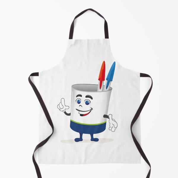 Item preview, Illustration of a mascot character cup, pencil holder, organizer. ideal for training and indoor subjects designed and sold by LucianoCosmo.