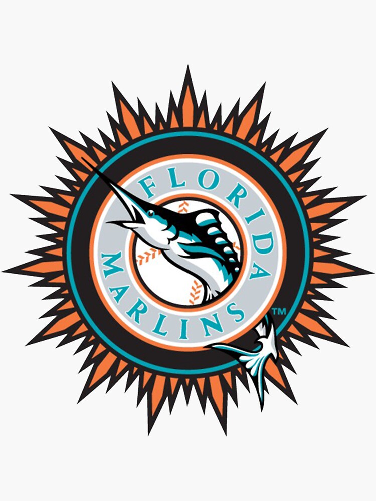 MLB Baseball Florida Marlins Logo Jersey Licensed Fan Magnets Set