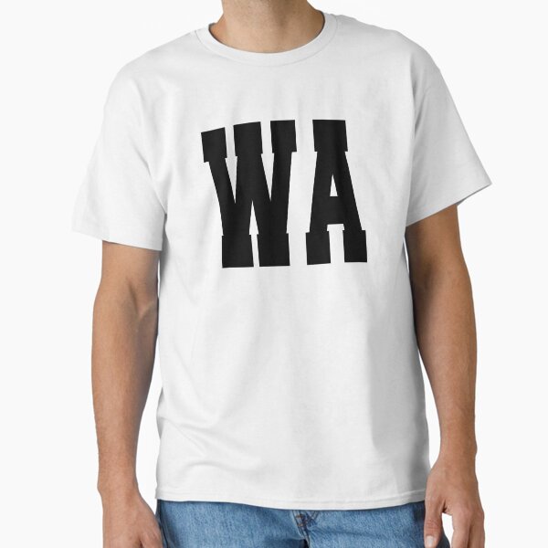 Item preview, Washington WA Initial Text designed and sold by Lartheviking.