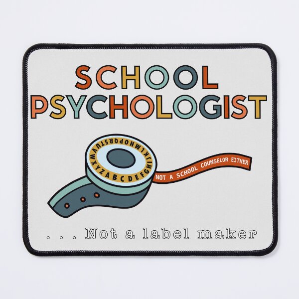 Artikelvorschau, Schulpsychologe kein Etikettenmacher entworfen und verkauft von bmillertime.