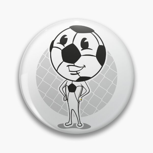 Item preview, soccer ball mascot illustration with hand on waist. Ideal for educational and advertising materials designed and sold by LucianoCosmo.
