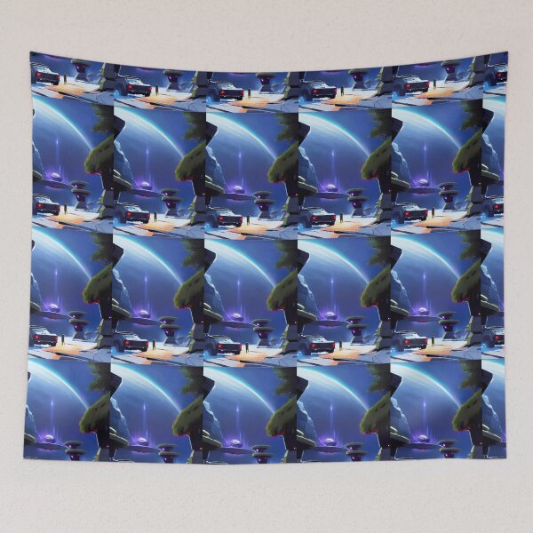 Item preview, POLICE WAIT FOR ALIEN CRIMINAL ON PLANET SAM designed and sold by sailorsam1805.