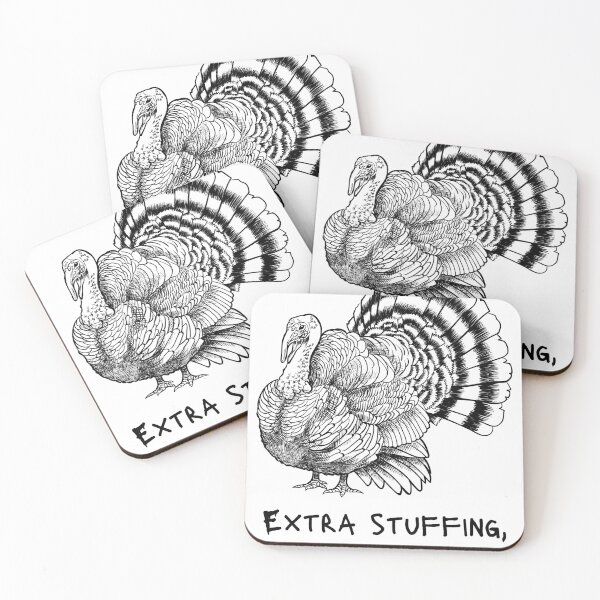 Item preview, Extra Stuffing Please - Thanksgiving Meme Joke - Turkey designed and sold by SayWhatYouFeel.