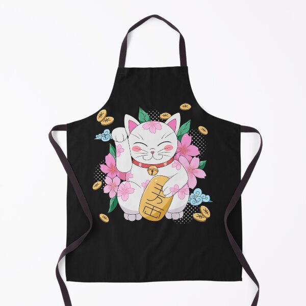 Item preview, Maneki neko with cerezo flower japanese  designed and sold by Natsukittyart.
