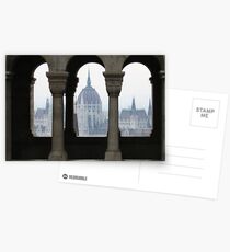 Budapest arches view Postkarten