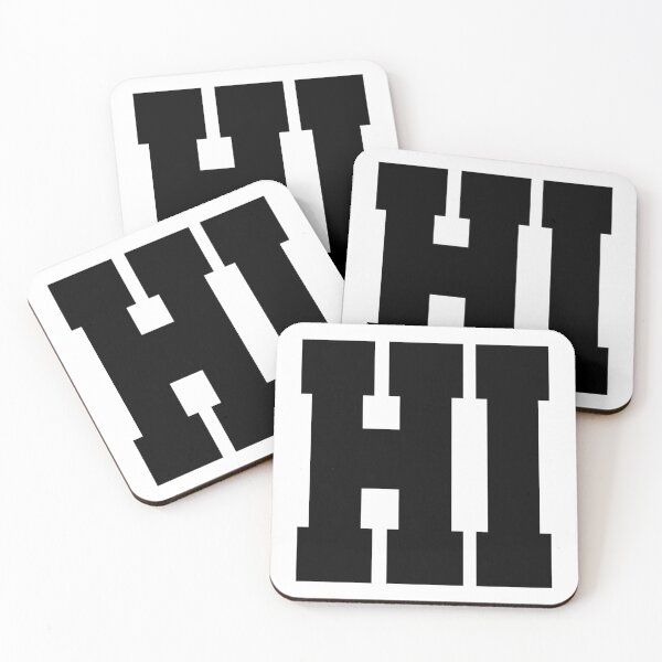 Item preview, Hawaii HI Initial Text designed and sold by Lartheviking.