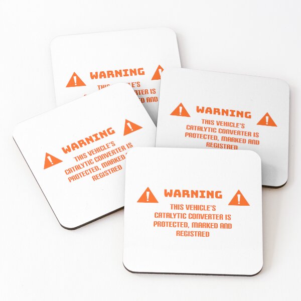 Item preview, Catalytic Converter Warning designed and sold by Vlaki.