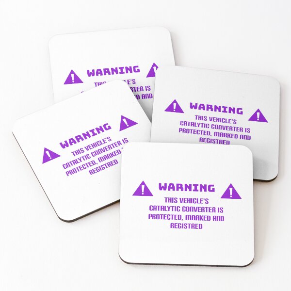 Item preview, Catalytic Converter Warning designed and sold by Vlaki.