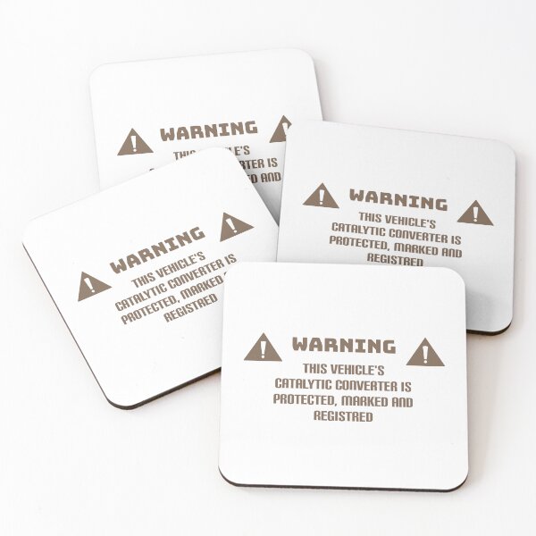 Item preview, Catalytic Converter Warning designed and sold by Vlaki.
