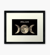 THE TRIPLE MOON Framed Print