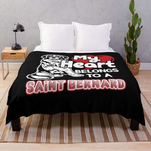 Item preview, My Heart Belongs To A Saint Bernard designed and sold by UnknownArtistt.