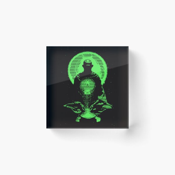 Item preview, Meditating Digital Monk Matrix Style Mana Ball designed and sold by outkast-oasis.