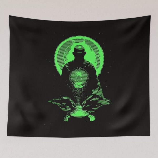 Item preview, Meditating Digital Monk Matrix Style Mana Ball designed and sold by outkast-oasis.