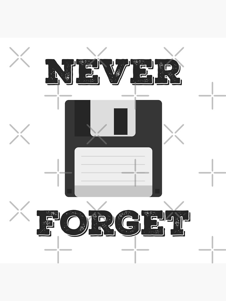 "Never the Floppy Disk Funny Programming Jokes" Poster for