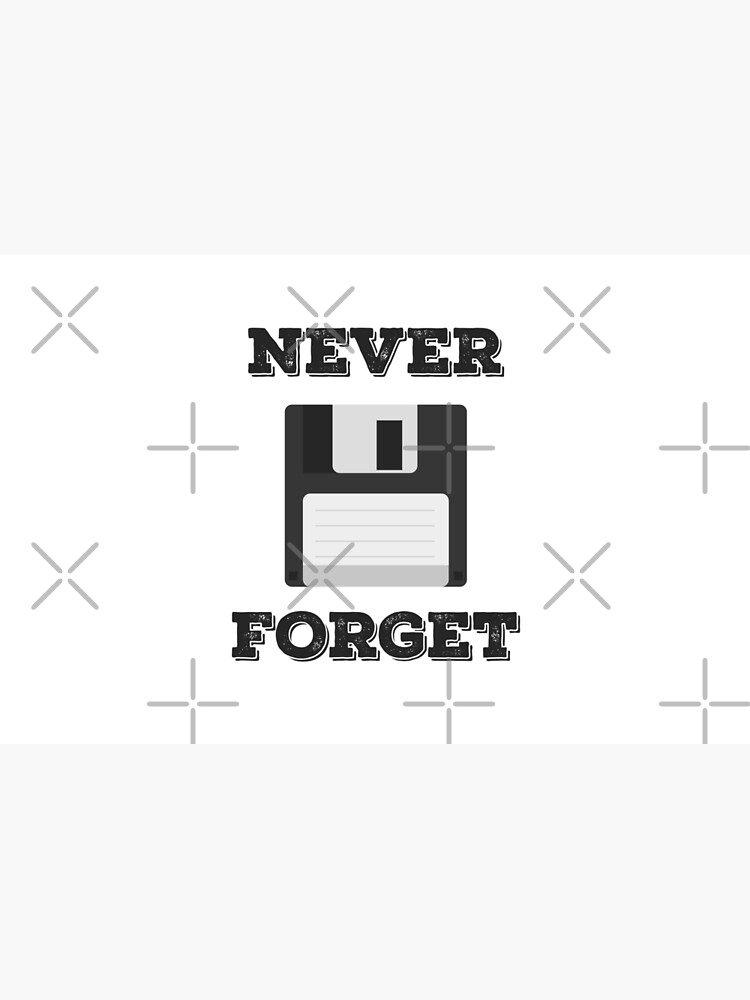 "Never the Floppy Disk Funny Programming Jokes" Zipper Pouch