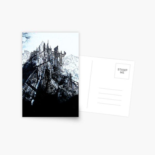 Mountain fortress Postcard