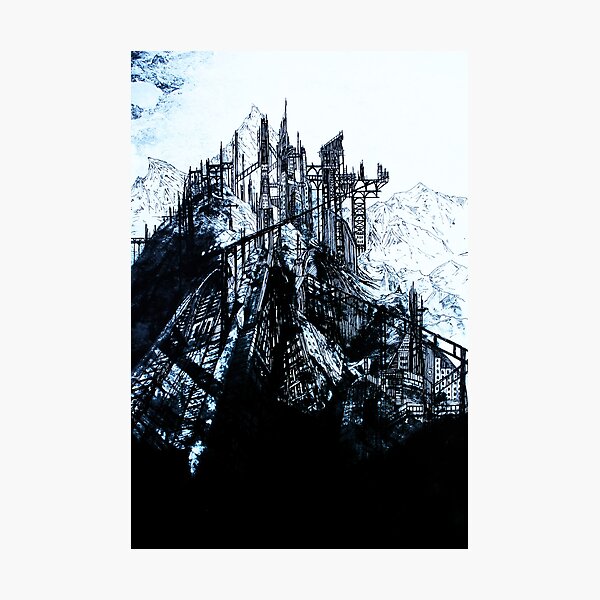 Mountain fortress Photographic Print