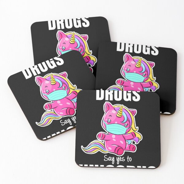 Item preview, Say No To Drugs Say Yes To Unicorns Red Ribbon Week Unicorn T-Shirt designed and sold by lht6474.