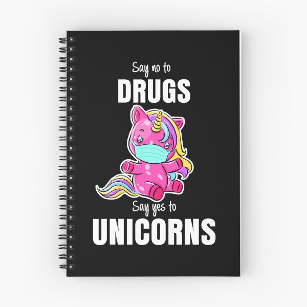 Item preview, Say No To Drugs Say Yes To Unicorns Red Ribbon Week Unicorn T-Shirt designed and sold by lht6474.