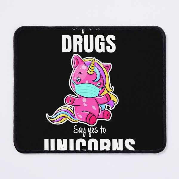 Item preview, Say No To Drugs Say Yes To Unicorns Red Ribbon Week Unicorn T-Shirt designed and sold by lht6474.