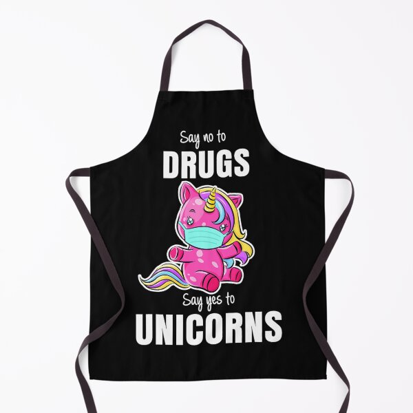 Item preview, Say No To Drugs Say Yes To Unicorns Red Ribbon Week Unicorn T-Shirt designed and sold by lht6474.