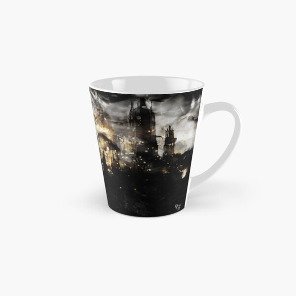 A cityscape for dangerous days Tall Mug