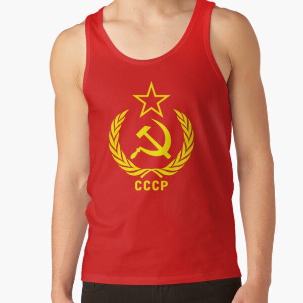 Soviet Communist CCCP Hammer & Sickle Tank Top