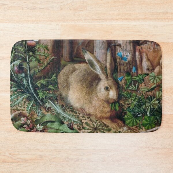Item preview, Vintage Painting A Hare in the Forest designed and sold by artemisxluna89.