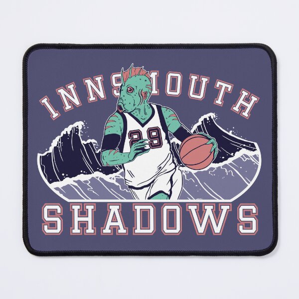 Item preview, Fish Man Innsmouth Shadows Lovecraftian Basketball Horror Parody designed and sold by Jason Roll.