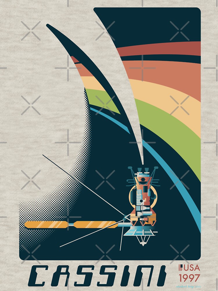 Thumbnail 7 of 7, Classic T-Shirt, Retro Cassini designed and sold by adorabowldesign.