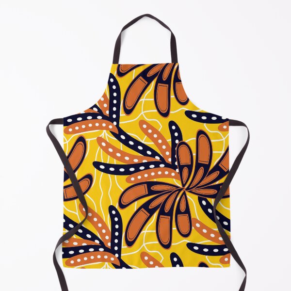 Item preview, African ethnic traditional yellow pattern. designed and sold by CuteBeeDesign.