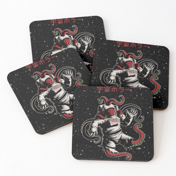 Item preview, Lovecraftian Japanese Octopus Astronaut In Outer Space  designed and sold by Jason Roll.