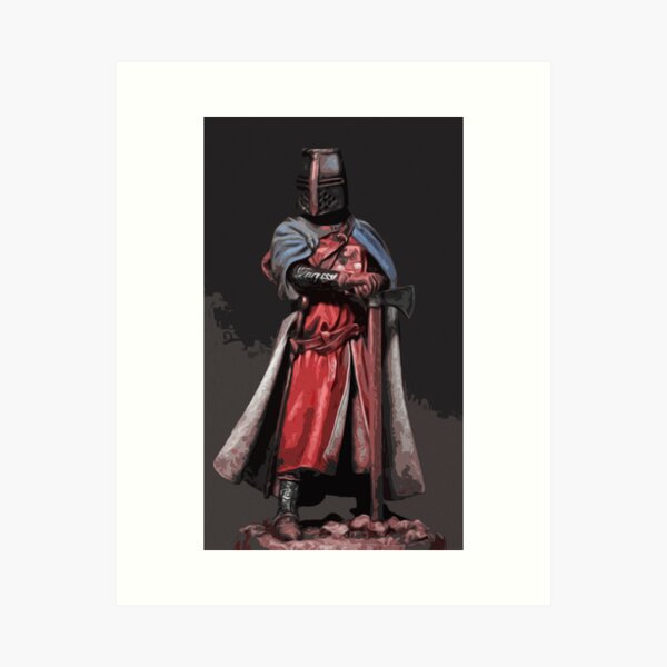 Item preview, Crusader Warrior designed and sold by AM FineArtPrints.