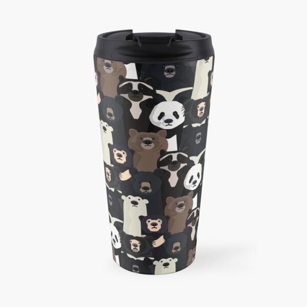 Bears of the world pattern Travel Mug