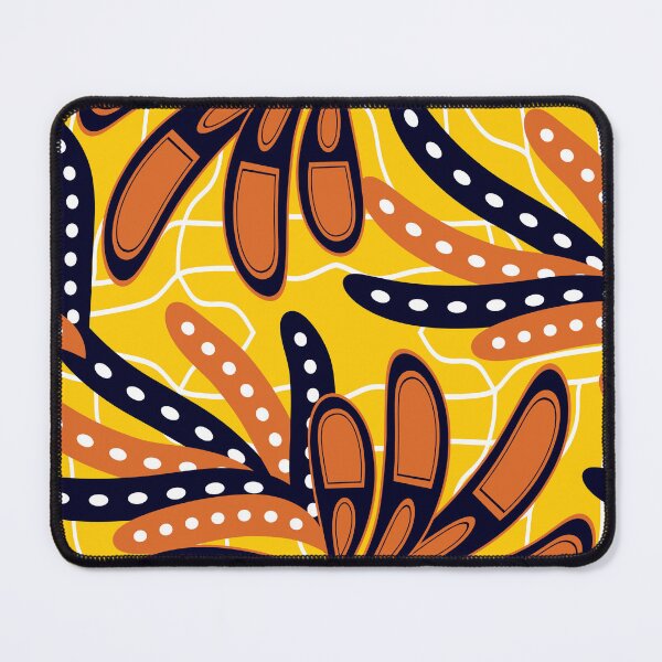 Item preview, African ethnic traditional yellow pattern. designed and sold by CuteBeeDesign.