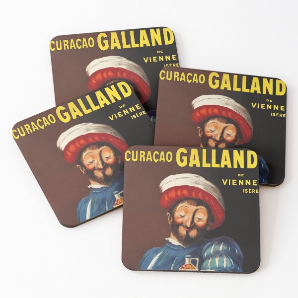 Item preview, CURACAO Triple Sec GALLAND de VIENNE ISERE 1911 France Art Deco Poster by Leonetto Cappiello designed and sold by retroposters.
