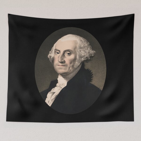 Item preview, george washington vintage color portrait war is hell store transparent designed and sold by impalaso.
