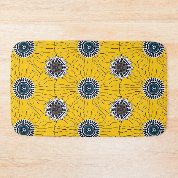 Item preview,  African wax print. folwer art designed and sold by CuteBeeDesign.
