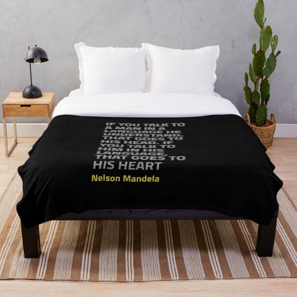 Artikelvorschau, Motivationszitate: Sprich mit einem Mann von Nelson Mandela entworfen und verkauft von Viability Creative.