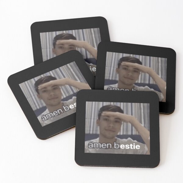 Item preview, georgenotfound amen bestie meme   designed and sold by impalaso.