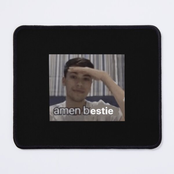 Item preview, georgenotfound amen bestie meme   designed and sold by impalaso.