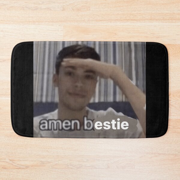 Item preview, georgenotfound amen bestie meme   designed and sold by impalaso.