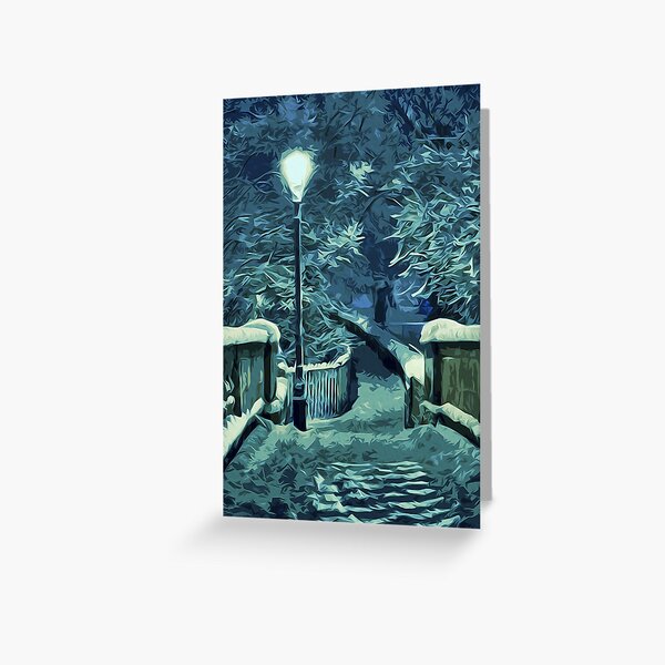 Snowy Nights Greeting Card