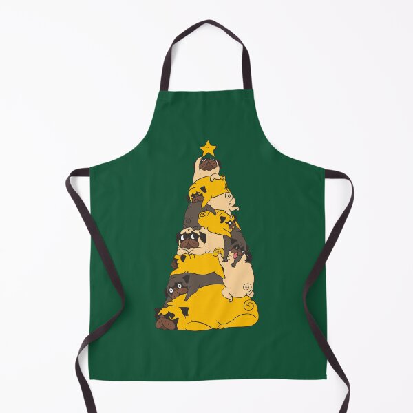 Item preview, Christmas Tree Pugs designed and sold by Huebucket.